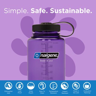Foto 2 | Botella De Agua Nalgene Sustain Tritan Sin Bpa 946 Ml, Color Morado - Venta Internacional.