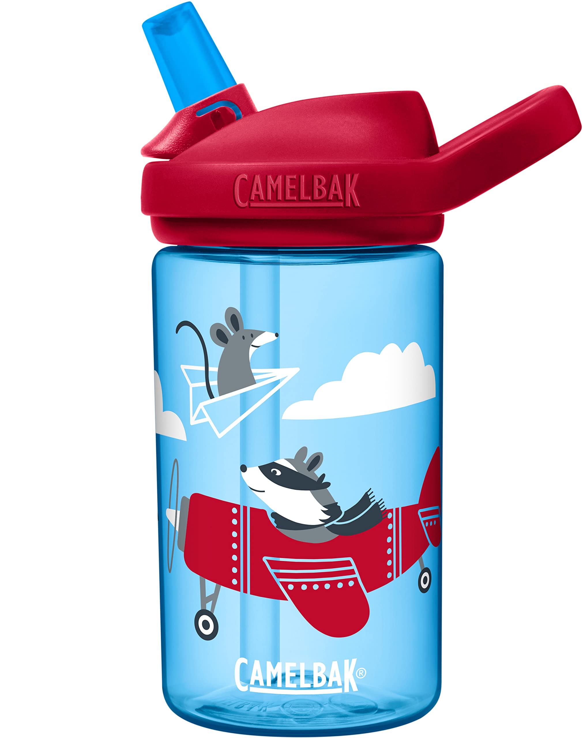 Botella De Agua Camelbak Eddy+ Kids De 400 Ml Con Tapa De Pajita - Venta Internacional.