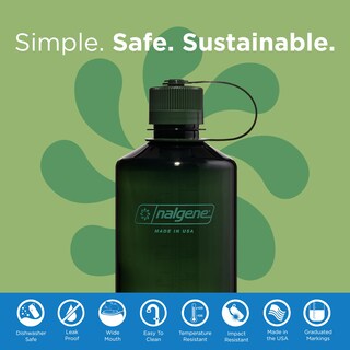 Foto 2 | Botella De Agua Nalgene Sustain Tritan Sin Bpa 946 Ml Jade - Venta Internacional.