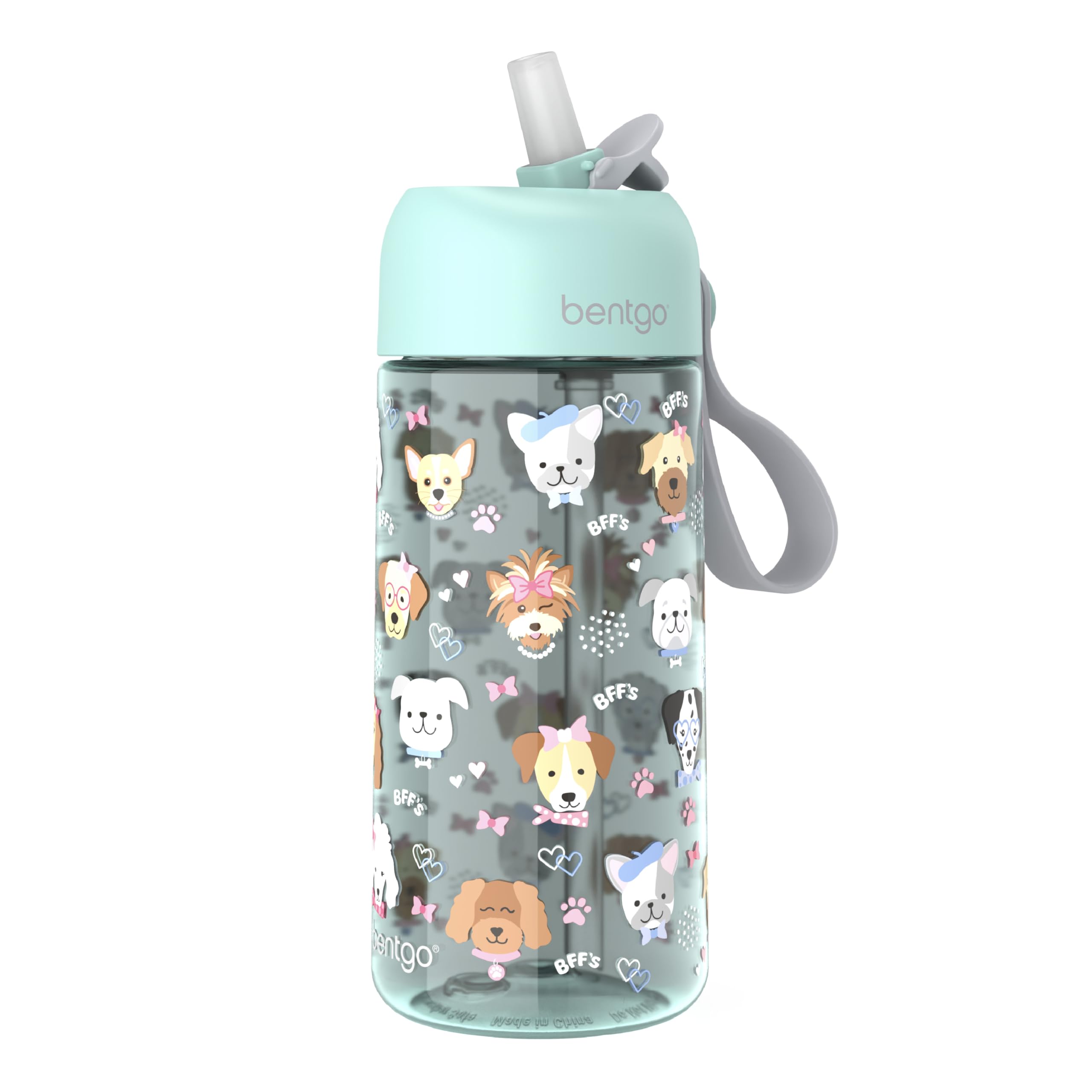 Botella De Agua Bentgo Kids Tritan A Prueba De Fugas, 450 Ml, Sin Bpa - Venta Internacional.