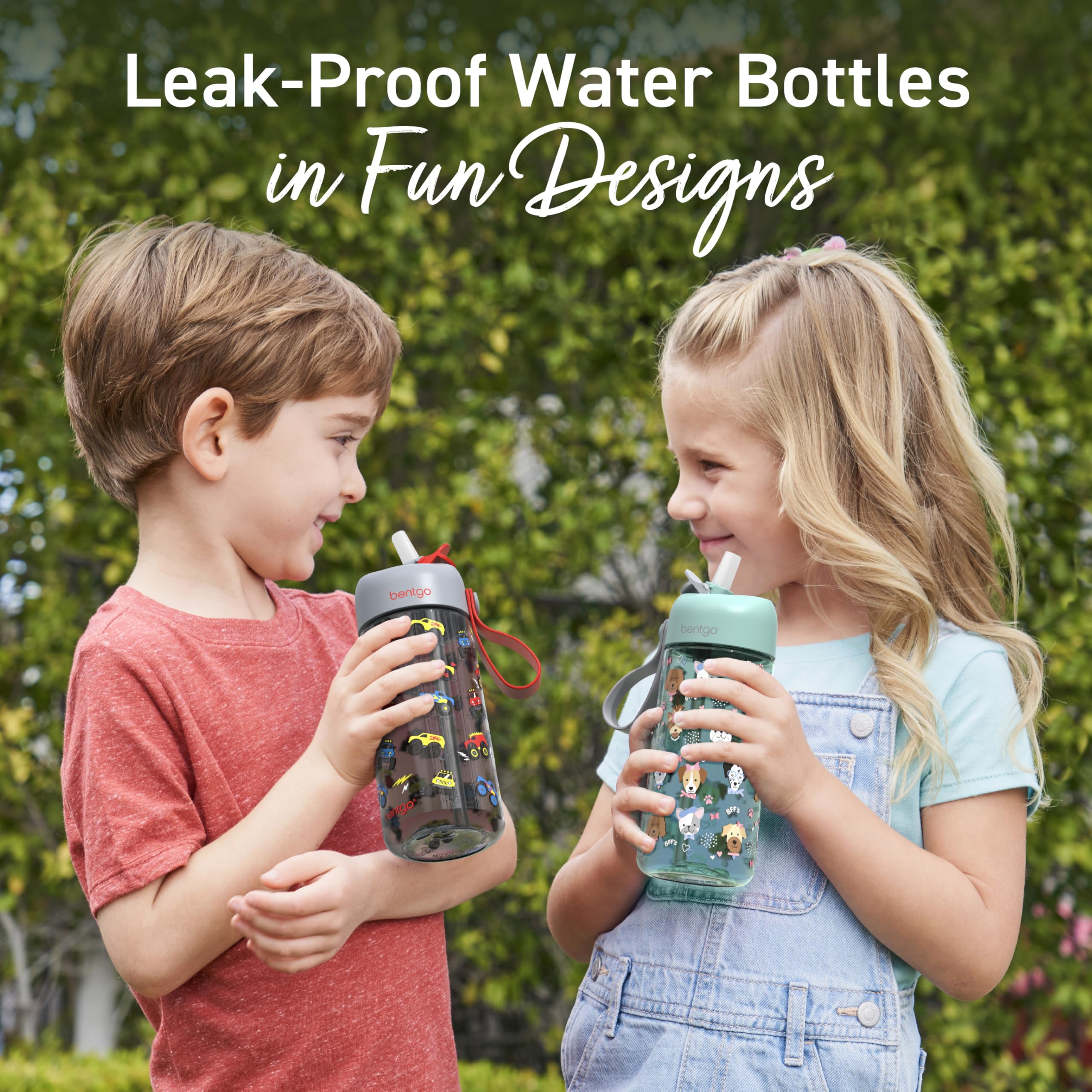 Foto 3 pulgar | Botella De Agua Bentgo Kids Tritan A Prueba De Fugas, 450 Ml, Sin Bpa - Venta Internacional.
