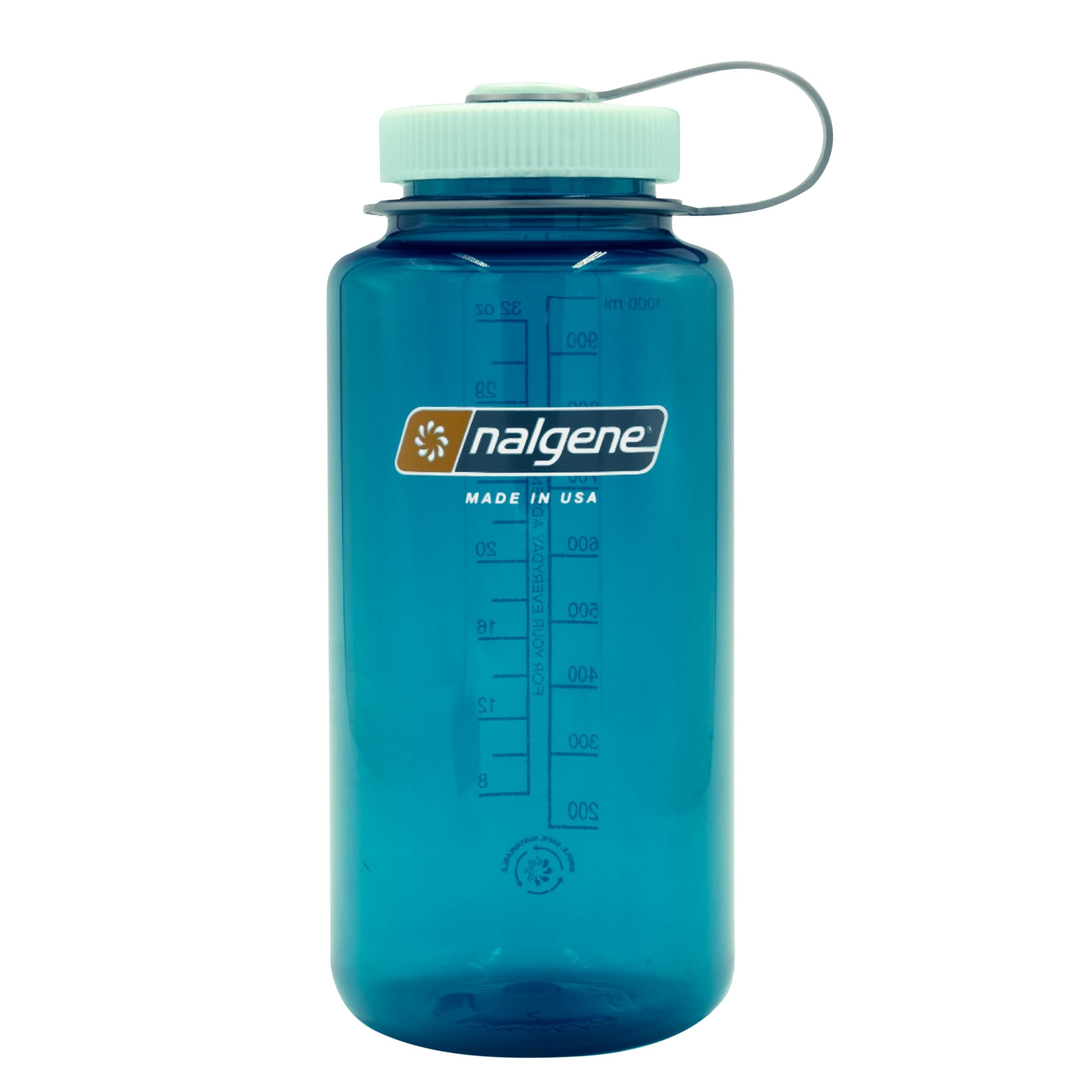 Botella De Agua Nalgene Sustain Tritan Sin Bpa, 1 Litro, Trout Green - Venta Internacional.
