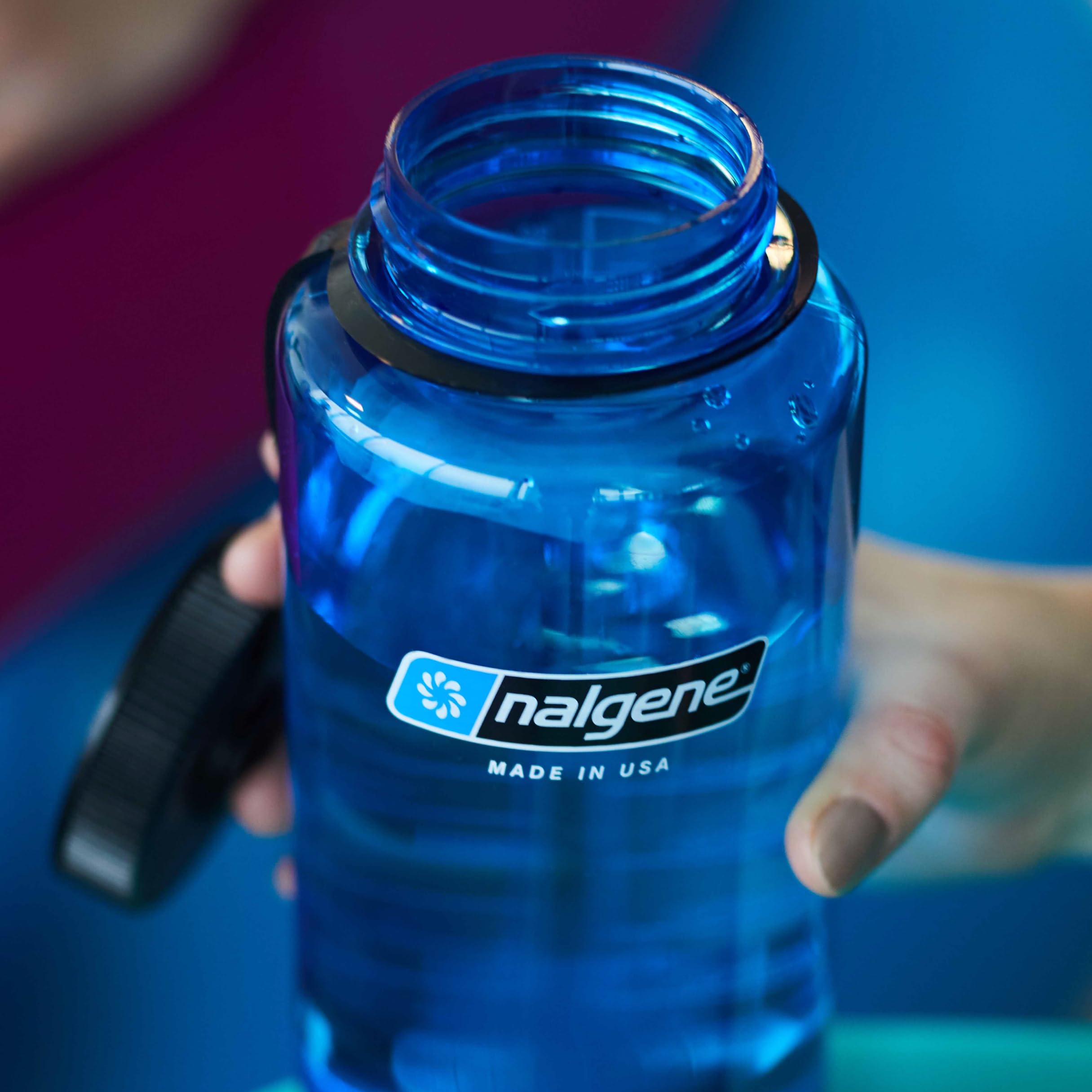 Foto 2 | Botella De Agua Nalgene Sustain Tritan Sin Bpa 946 Ml, Color Azul Pizarra - Venta Internacional.