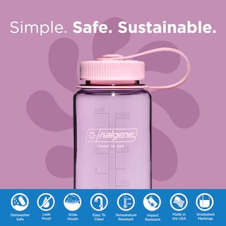 Foto 2 | Botella De Agua Nalgene Sustain Tritan Sin Bpa 500 Ml Cherry - Venta Internacional.