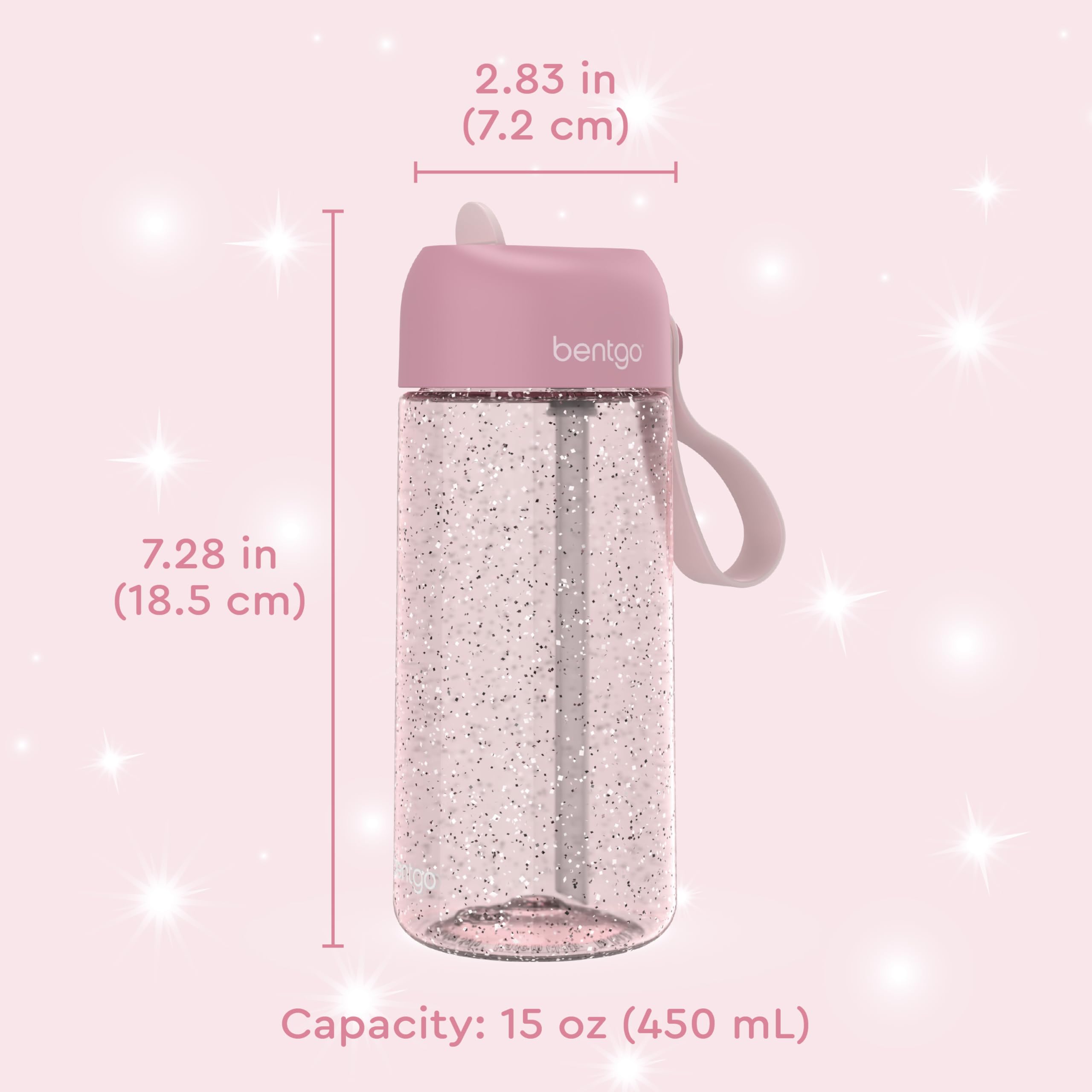 Foto 8 pulgar | Botella De Agua Bentgo Kids A Prueba De Fugas, 450 Ml, Tritan, Sin Bpa - Venta Internacional.