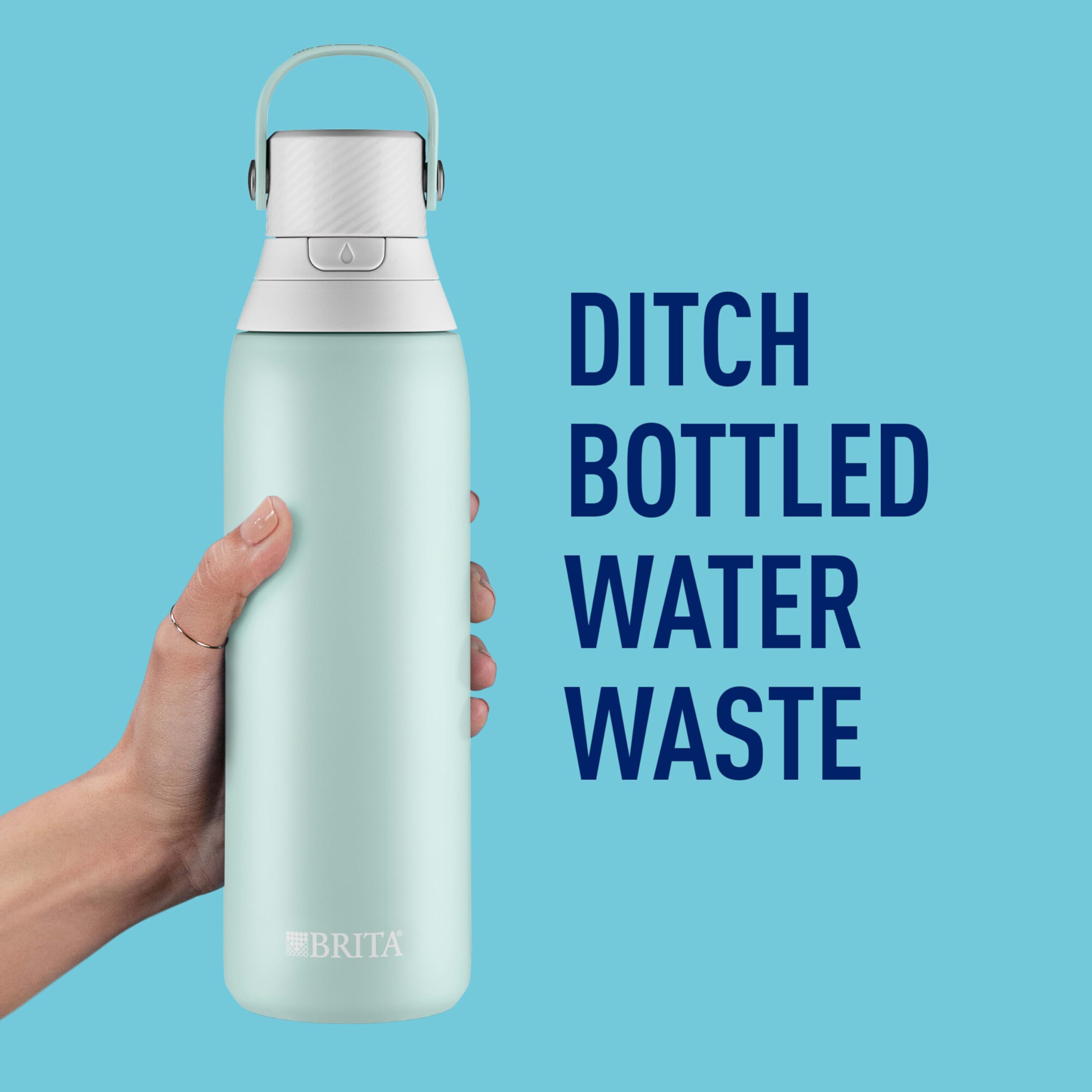 Foto 7 pulgar | Botella De Agua Brita Stainless Steel Premium De 590 Ml Con Filtro - Venta Internacional.