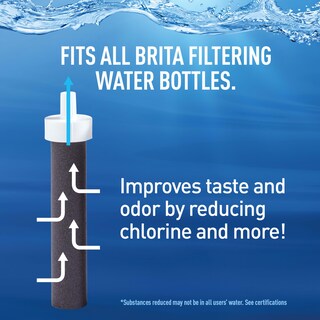 Foto 7 | Botella De Agua Brita Stainless Steel Premium De 590 Ml Con Filtro - Venta Internacional.