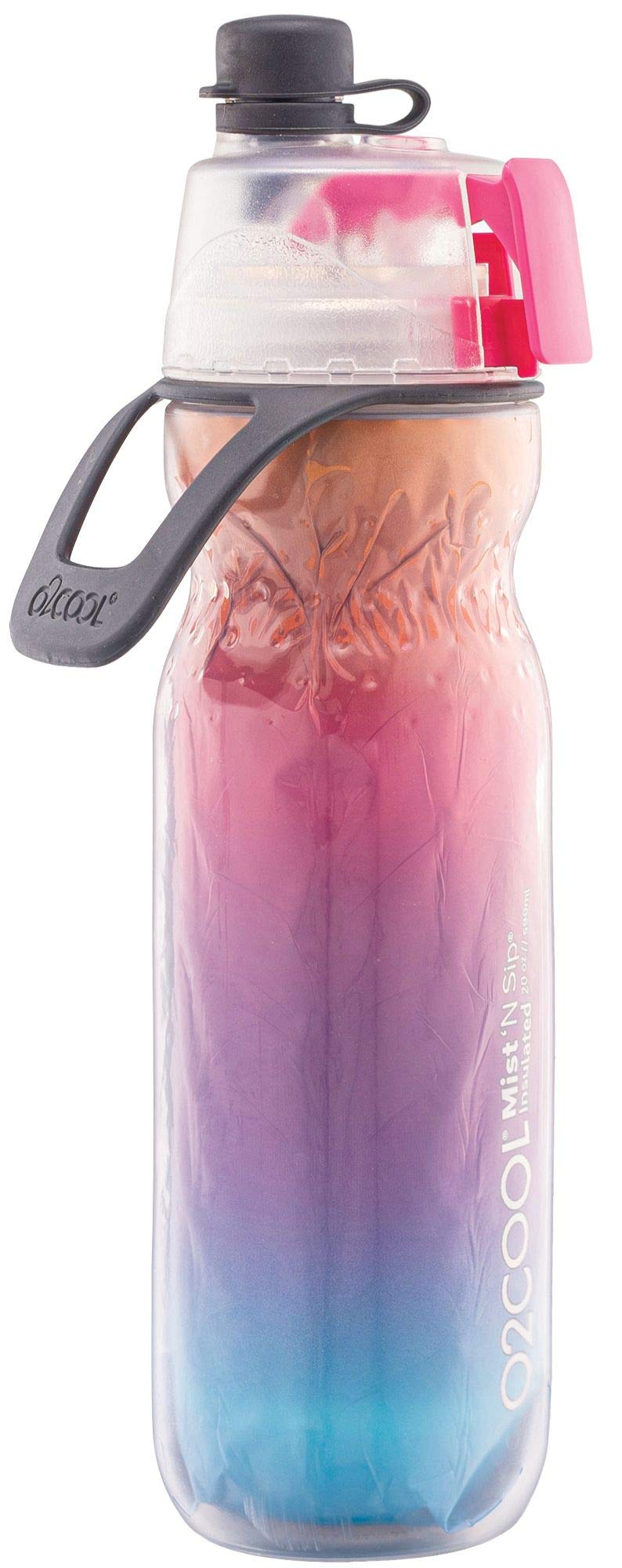 Botella De Agua O2cool Arcticsqueeze Insulated Mist 'n Sip, 600 Ml - Venta Internacional.