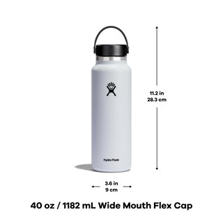 Foto 3 | Botella De Agua Hydro Flask, Boca Ancha, 1,2 L, Acero Inoxidable - Venta Internacional.