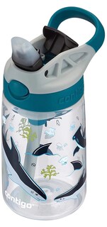 Foto 1 | Botella De Agua Contigo Kids Con Tapa Autospout, 414 Ml, Macaroon Shark - Venta Internacional.