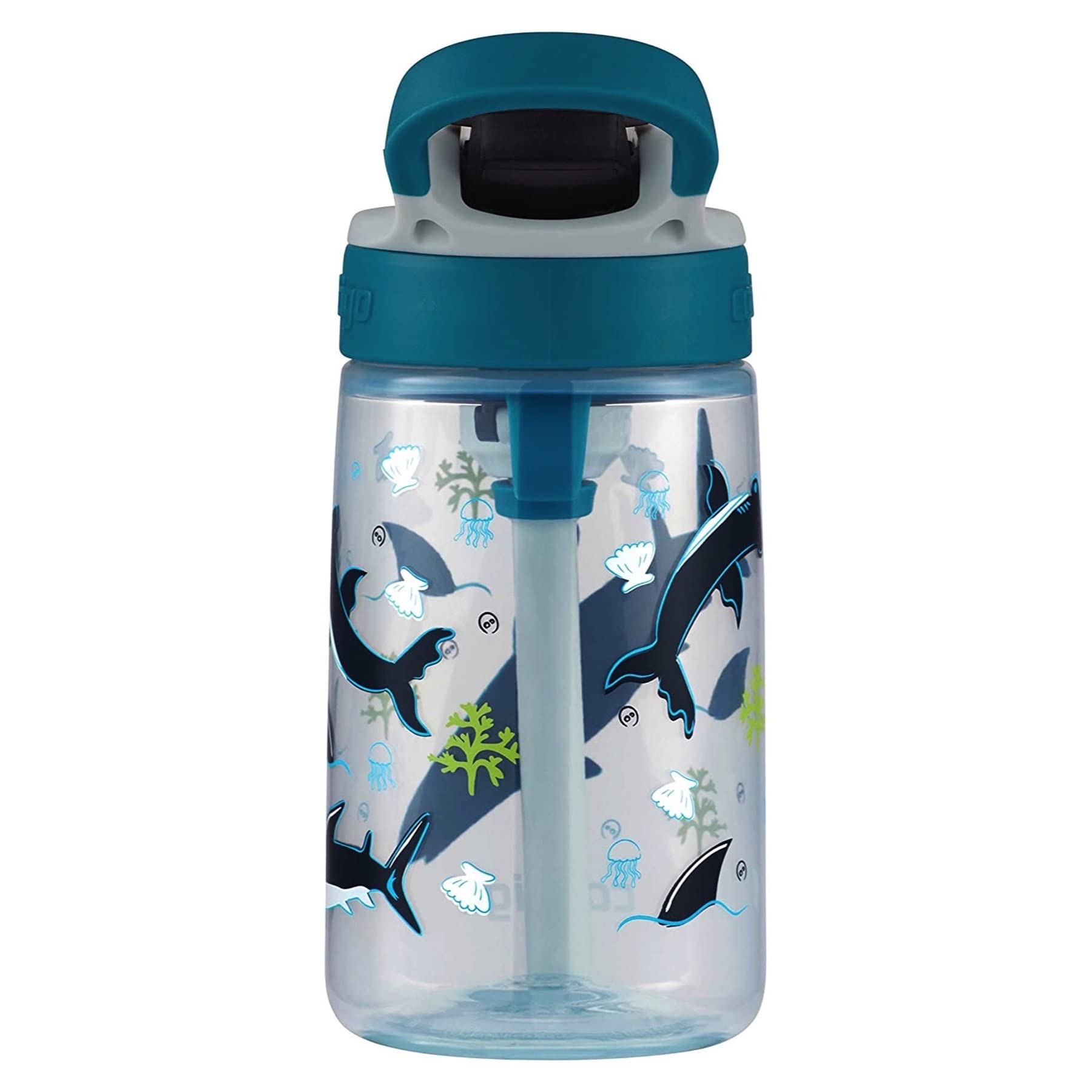 Foto 4 pulgar | Botella De Agua Contigo Kids Con Tapa Autospout, 414 Ml, Macaroon Shark - Venta Internacional.