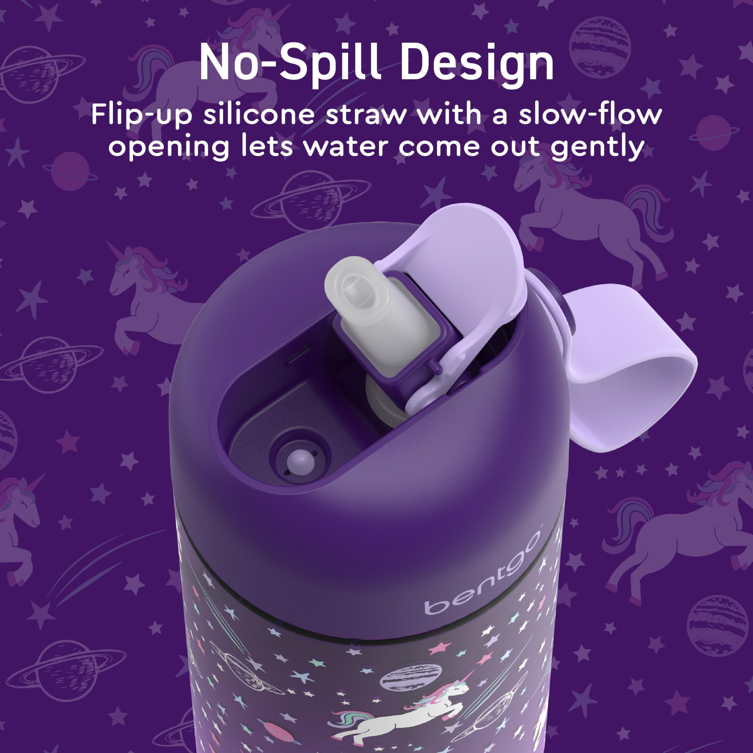 Foto 5 pulgar | Botella De Agua Bentgo Kids A Prueba De Fugas, 450 Ml, Tritan, Sin Bpa - Venta Internacional.
