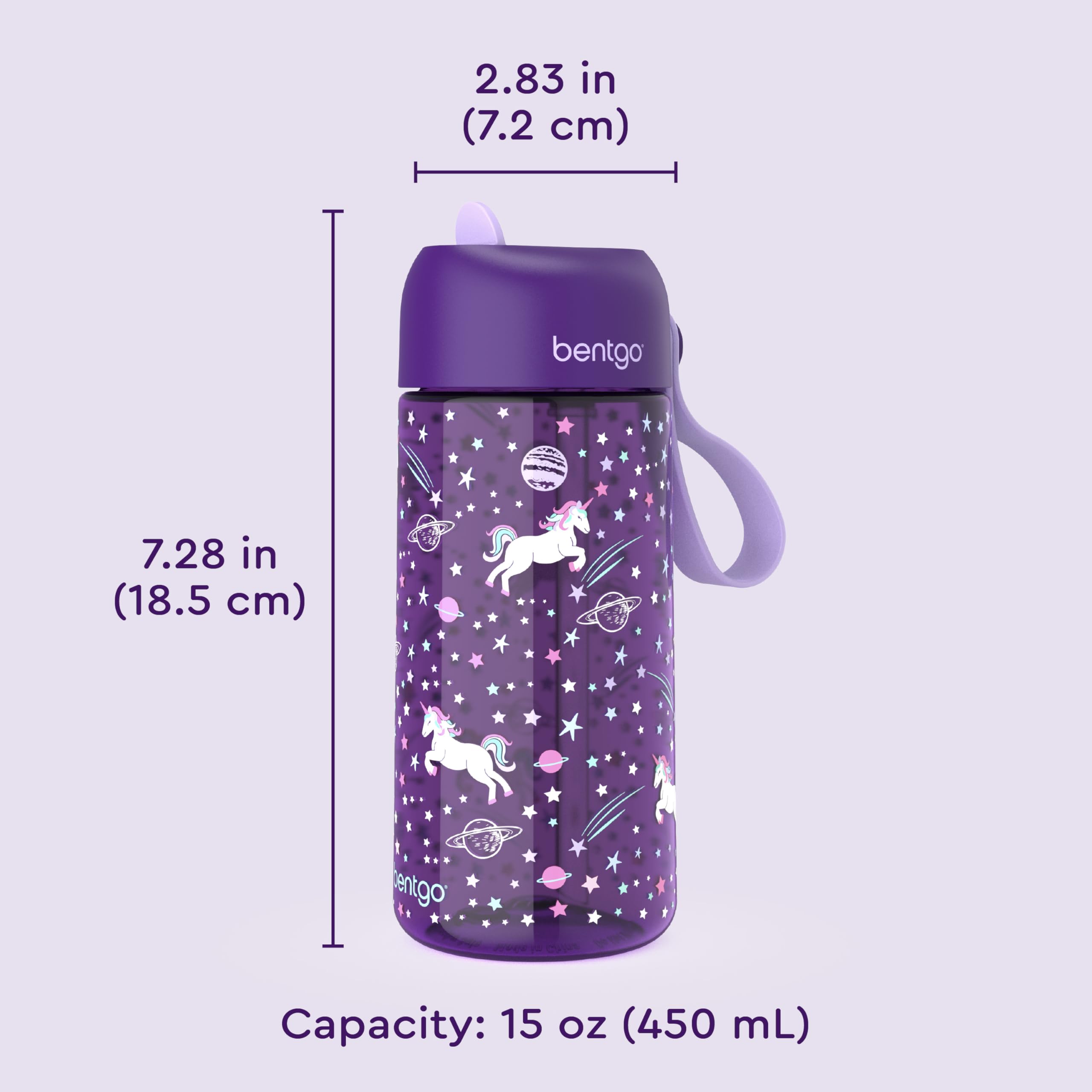 Foto 8 pulgar | Botella De Agua Bentgo Kids A Prueba De Fugas, 450 Ml, Tritan, Sin Bpa - Venta Internacional.