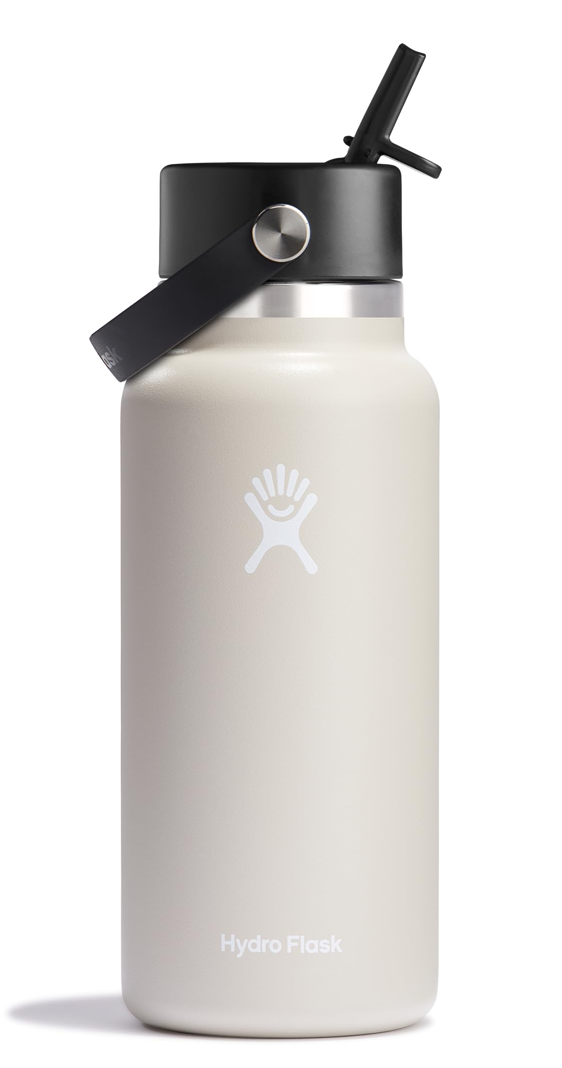 Foto 1 | Botella De Agua Hydro Flask Wide Flex Straw Cap 946ml Oat - Venta Internacional.