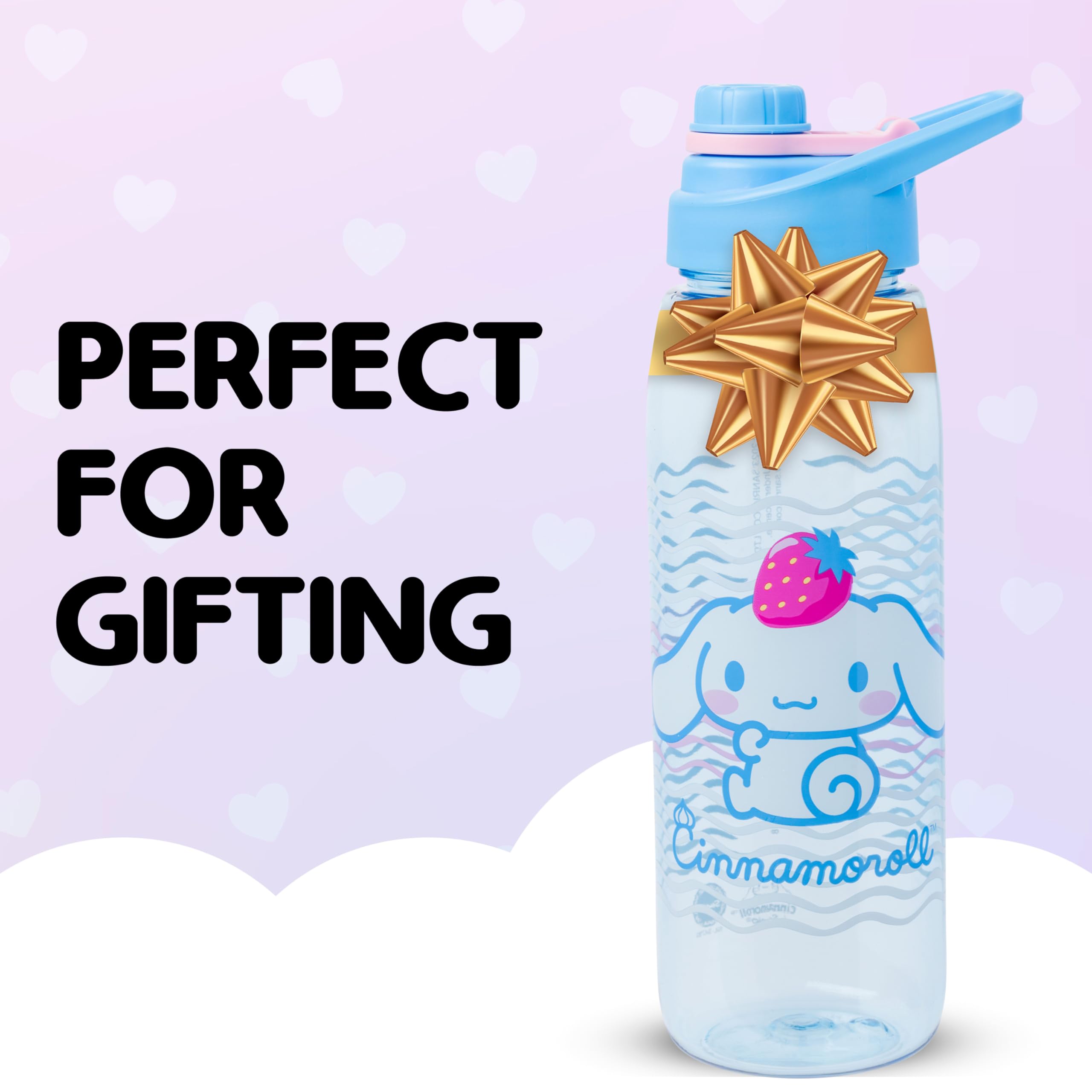 Foto 5 pulgar | Botella De Agua Silver Buffalo Sanrio Hello Kitty Cinnamoroll - Venta Internacional.