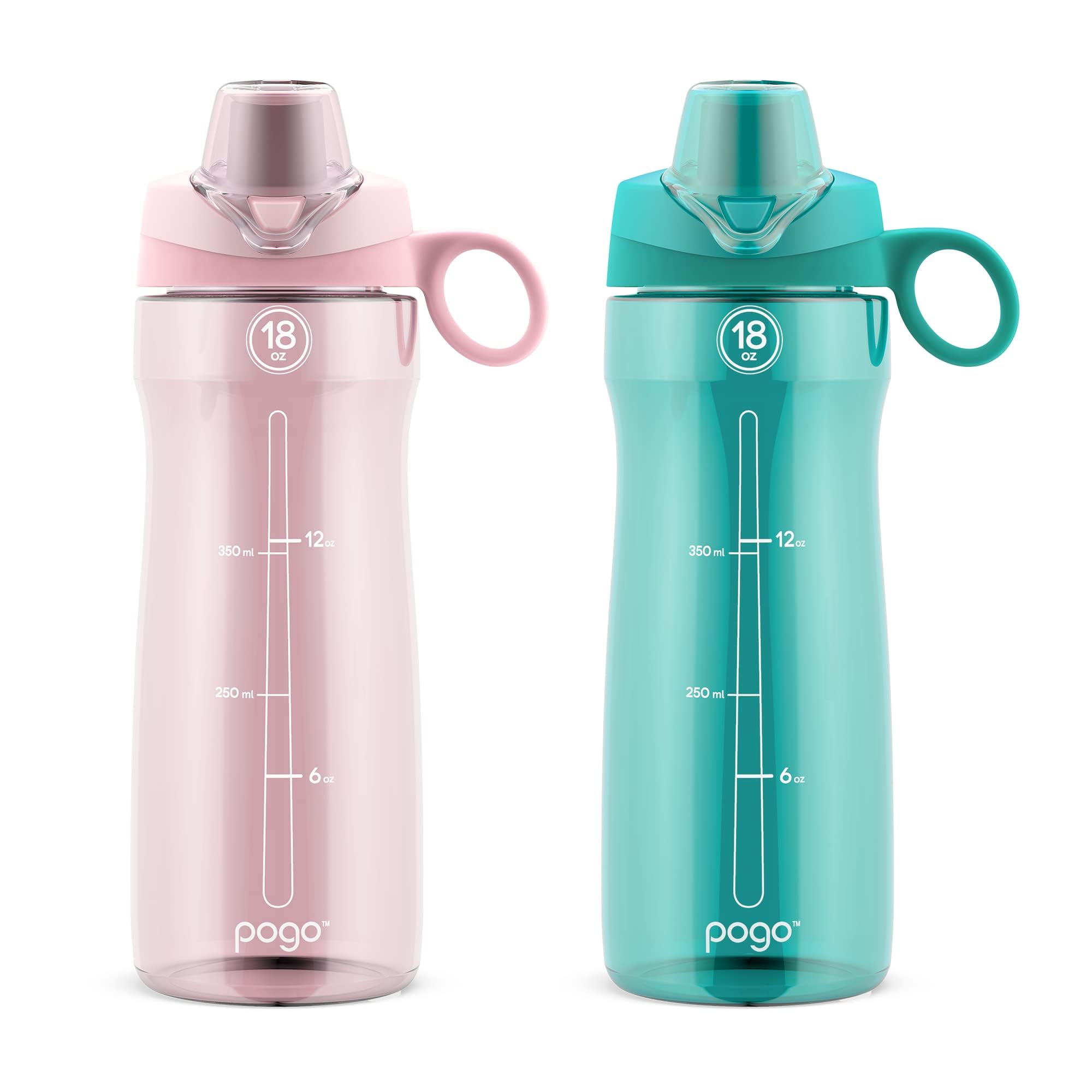 Foto 2 pulgar | Botella De Agua Pogo De 530 Ml De Plástico Con Tapa Sin Bpa, Paquete De 2 - Venta Internacional.