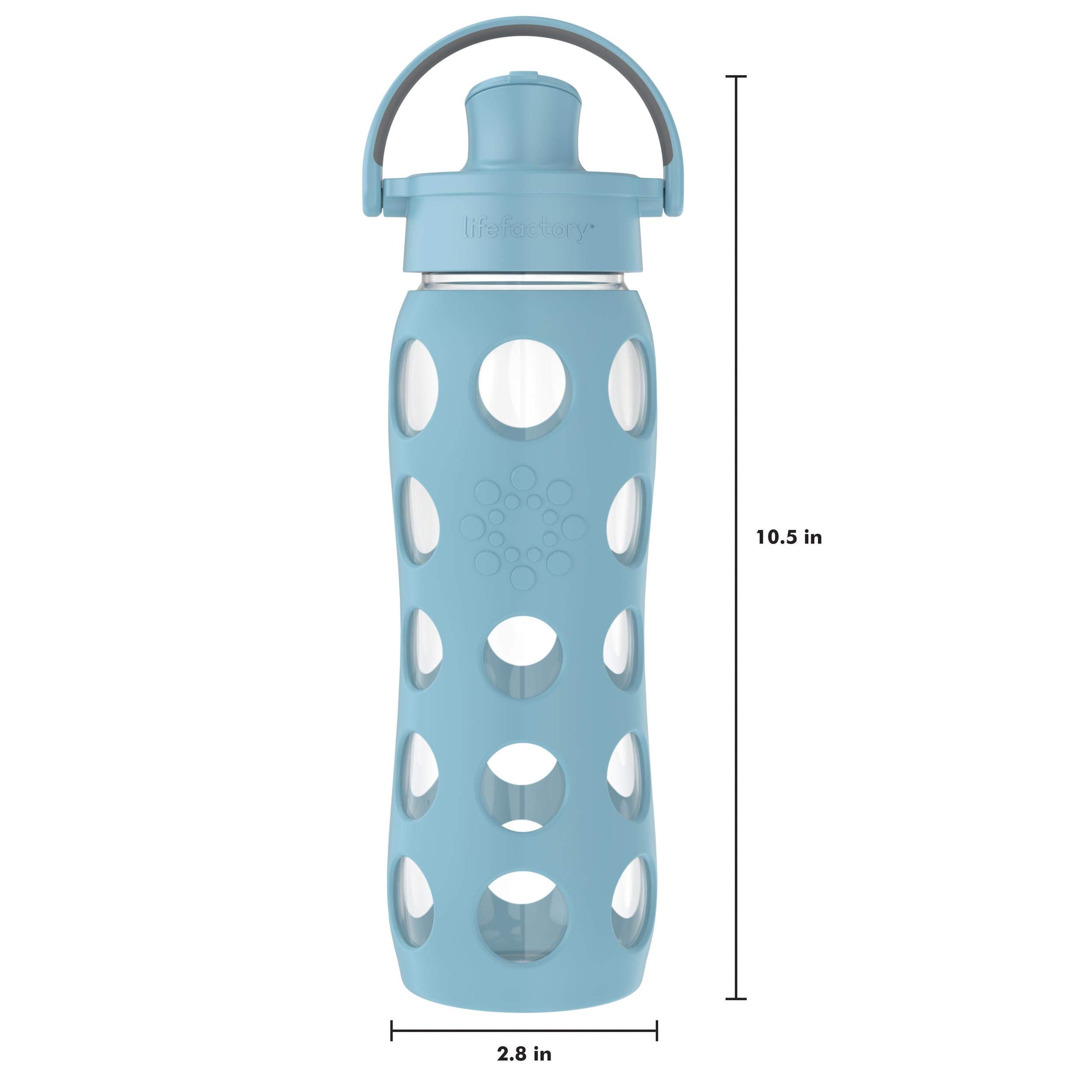 Foto 6 pulgar | Botella De Agua Lifefactory Glass De 650 Ml Con Tapa Abatible De Mezclilla - Venta Internacional.