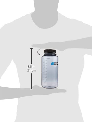 Foto 4 pulgar | Botella De Agua Nalgene Sustain Tritan Sin Bpa, 1 Litro, Gris Con Tapa Negra - Venta Internacional.