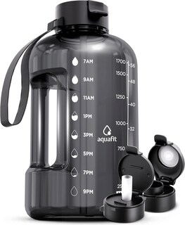 Foto 1 | Botella De Agua Aquafit De Medio Galón, 2 Litros, Con Marcador De Tiempo, Sin Bpa - Venta Internacional.