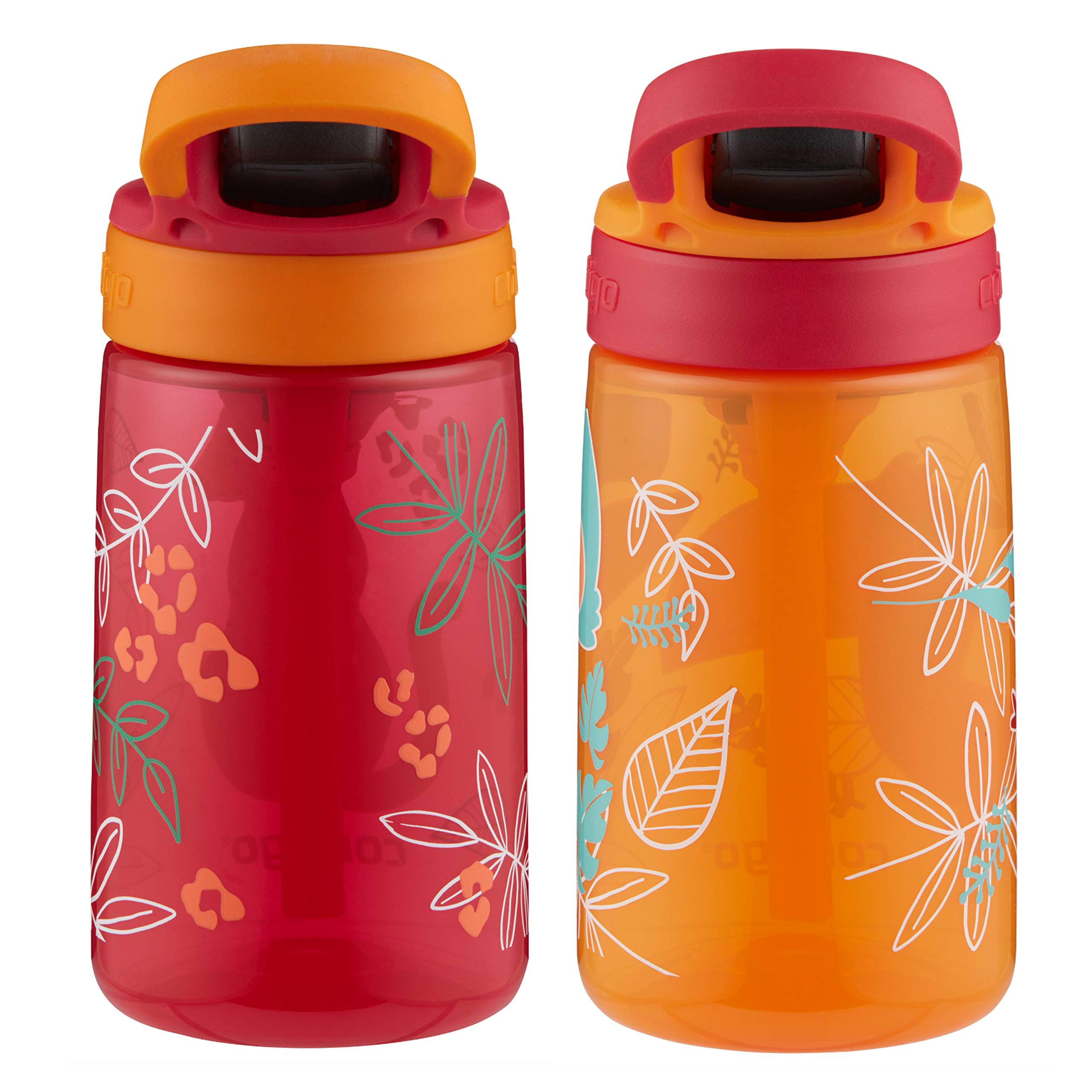 Foto 4 pulgar | Botella De Agua Contigo Aubrey Kids 414 Ml Con Pajita De Silicona, Paquete De 2 - Venta Internacional.