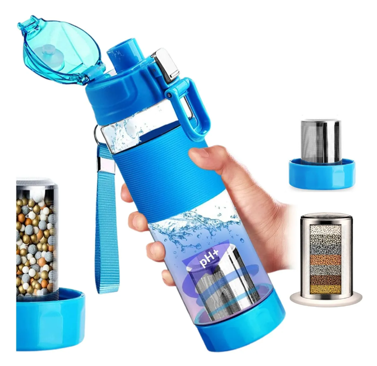 Botella De Agua Alcalina Con Filtro Xtellar