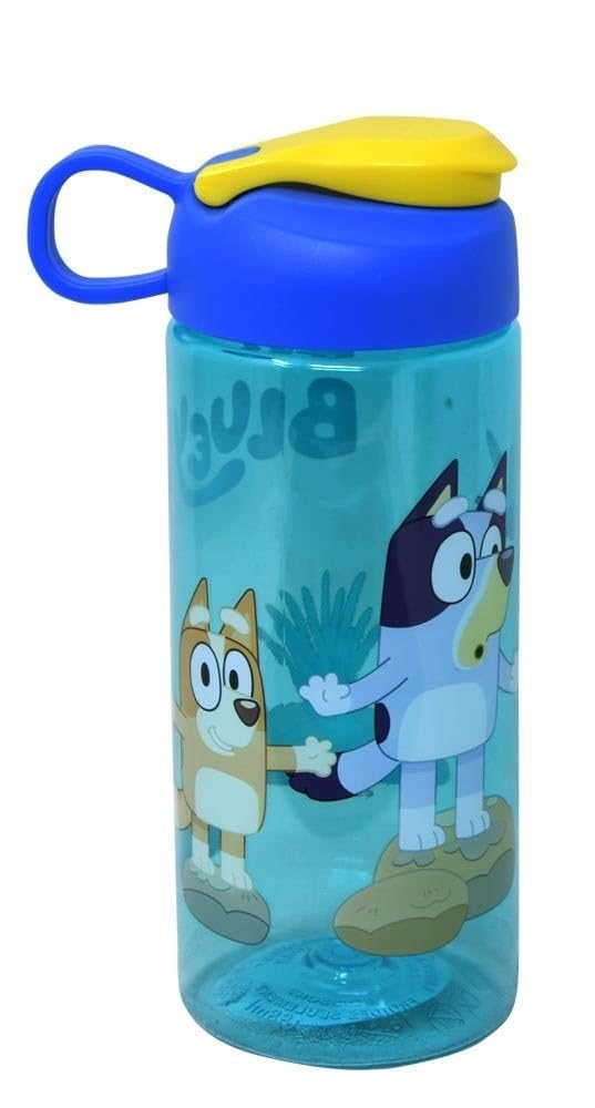 Botella De Agua Zak Designs Bluey Con Tapa Abatible De 450 Ml - Venta Internacional.