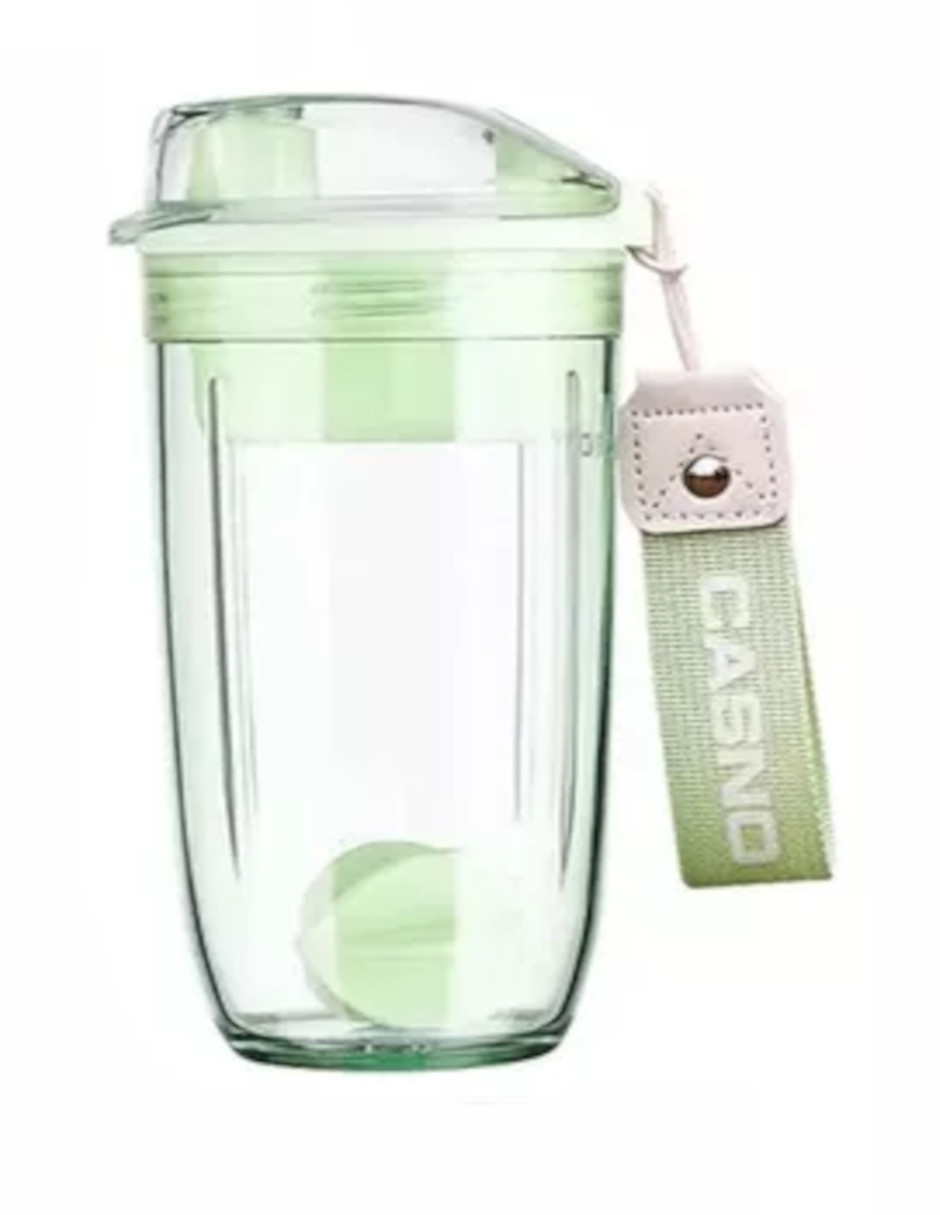Foto 3 pulgar | Shaker Mezcladora Verde Claro 400ml + Termo Güish Gratis
