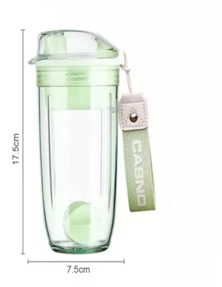 Foto 5 pulgar | Shaker Mezcladora Verde Claro 400ml + Termo Güish Gratis