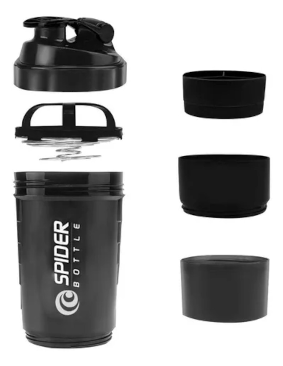 Foto 4 pulgar | Shaker Para Proteina Negro+ Termo Güish Gratis