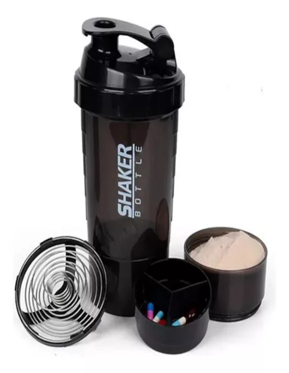 Foto 5 pulgar | Shaker Para Proteina Negro+ Termo Güish Gratis