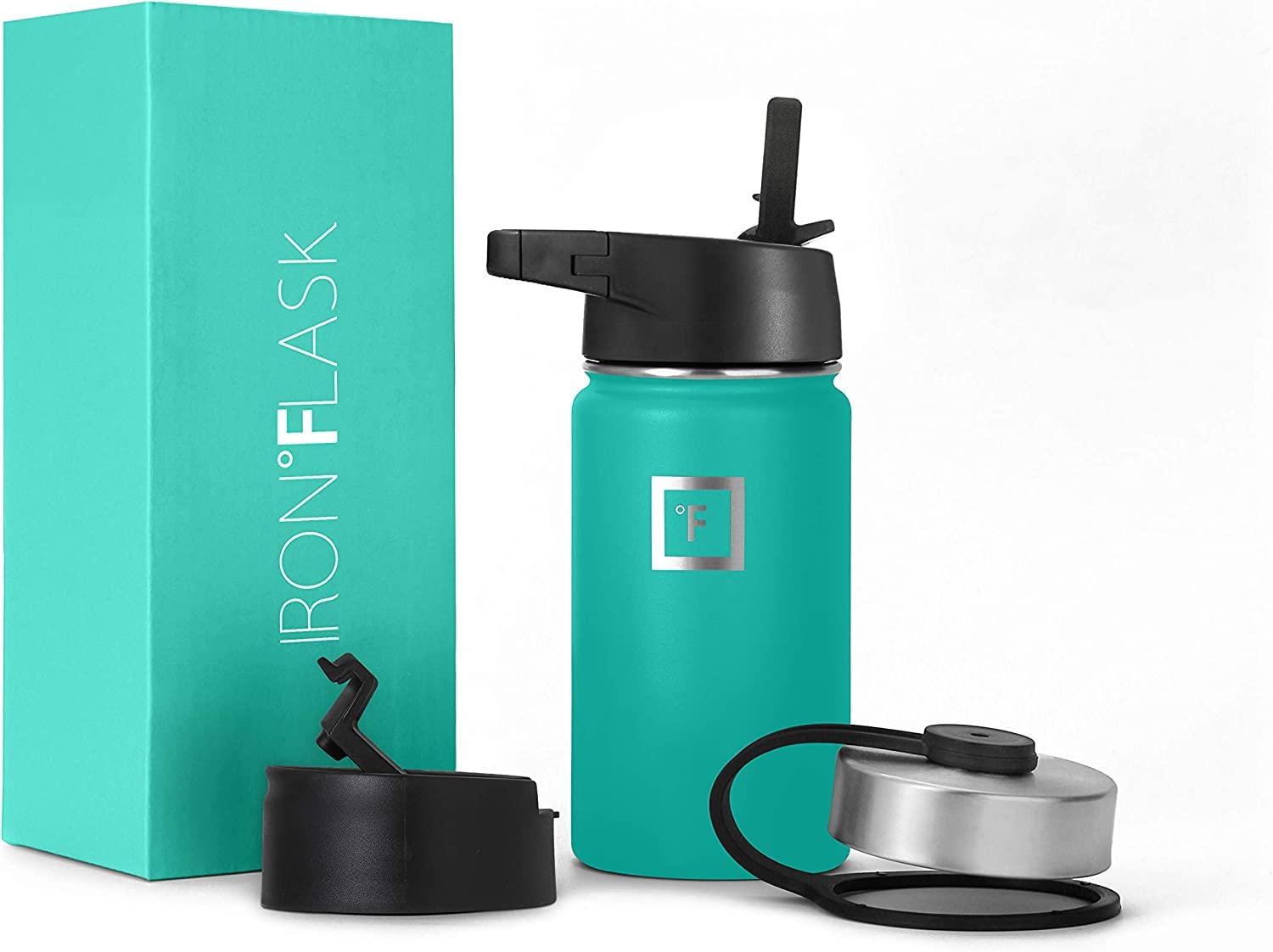 Botella De Agua Iron °flask Camping & Hiking 420 Ml Aquamarine - Venta Internacional.
