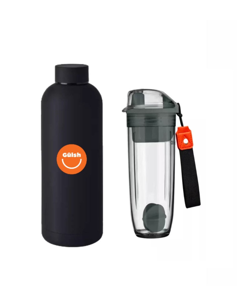 Shaker Mezcladora 400ml + Termo Güish Gratis