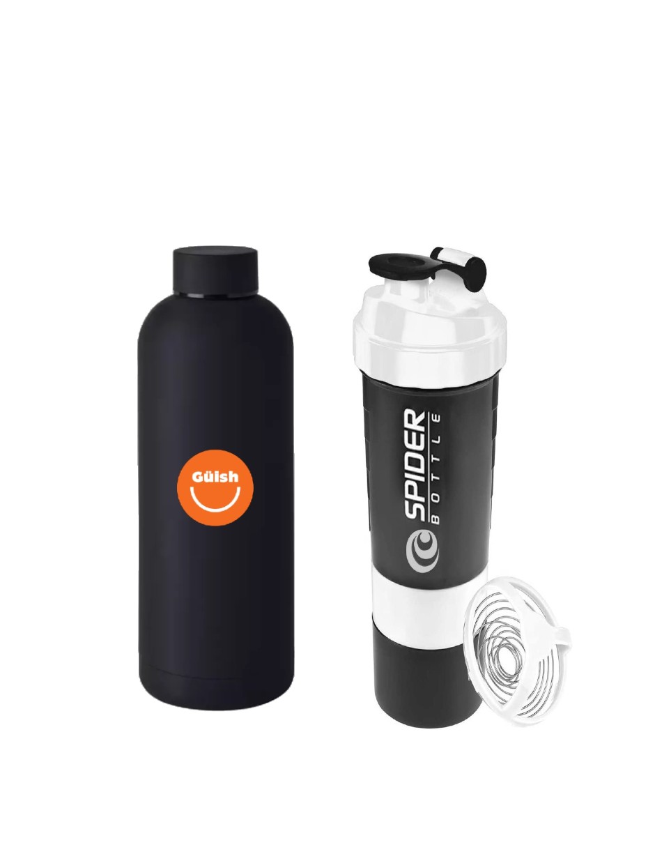Shaker Para Proteina Blanco + Termo Güish Gratis