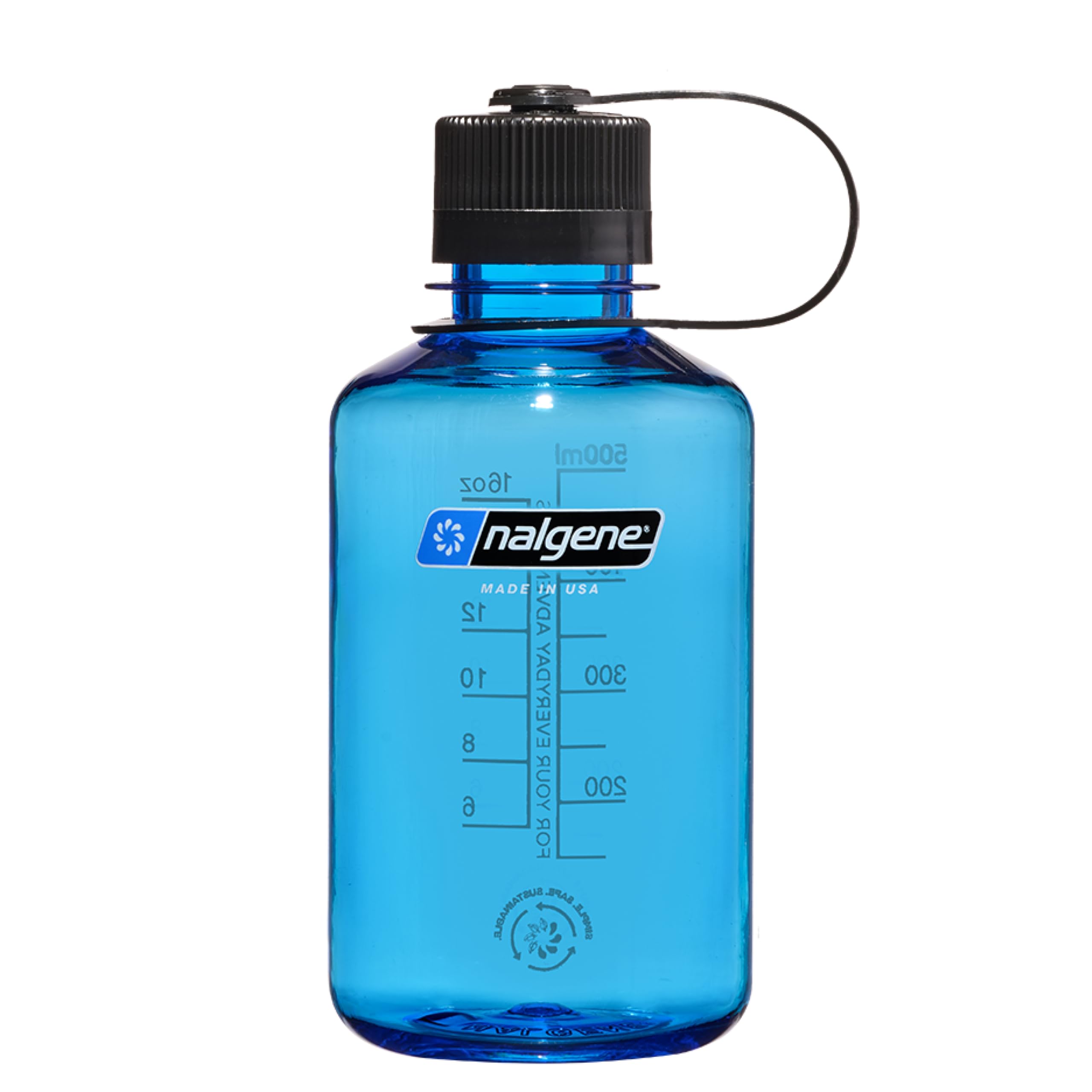 Foto 2 pulgar | Botella De Agua Nalgene Sustain Tritan Sin Bpa, 500 Ml, Color Azul Pizarra - Venta Internacional.