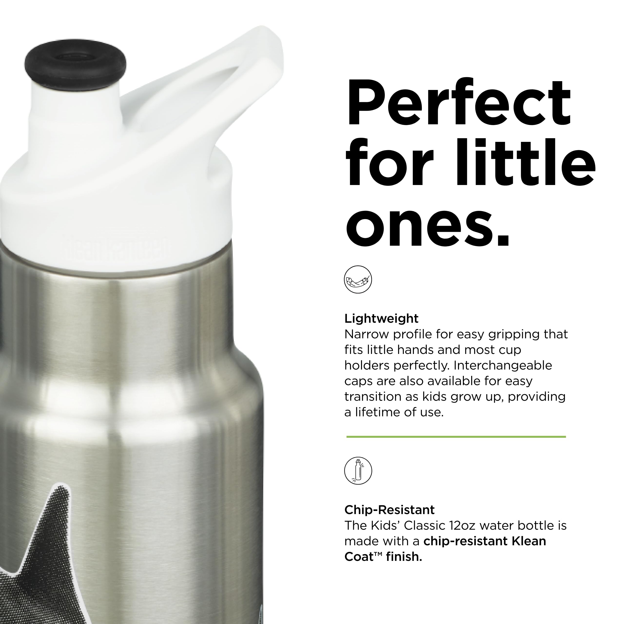 Foto 5 pulgar | Botella De Agua Klean Kanteen Vac Kid Classic Narrow 355 Ml - Venta Internacional.
