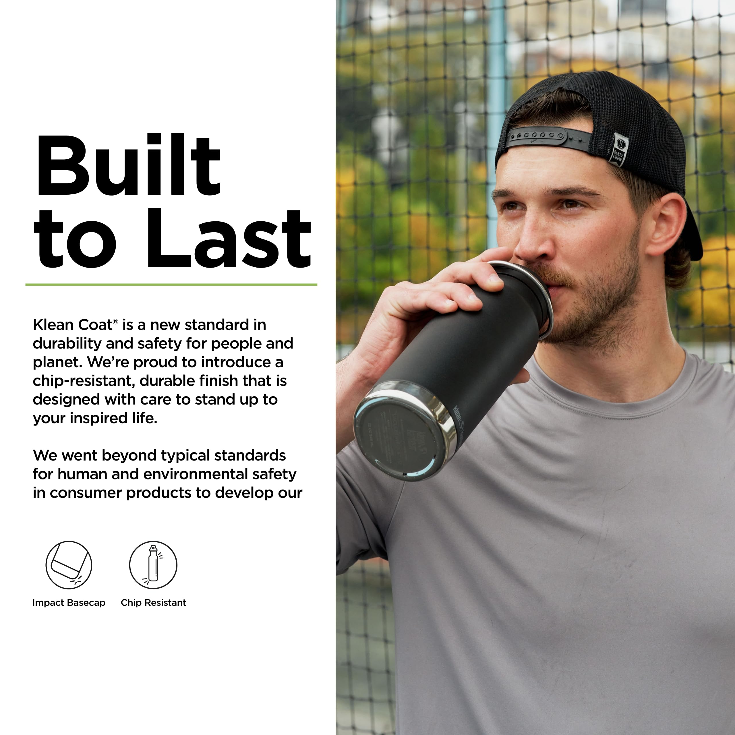 Foto 4 pulgar | Botella De Agua Klean Kanteen Tkwide Con Aislamiento De 950 Ml, Color Negro - Venta Internacional.