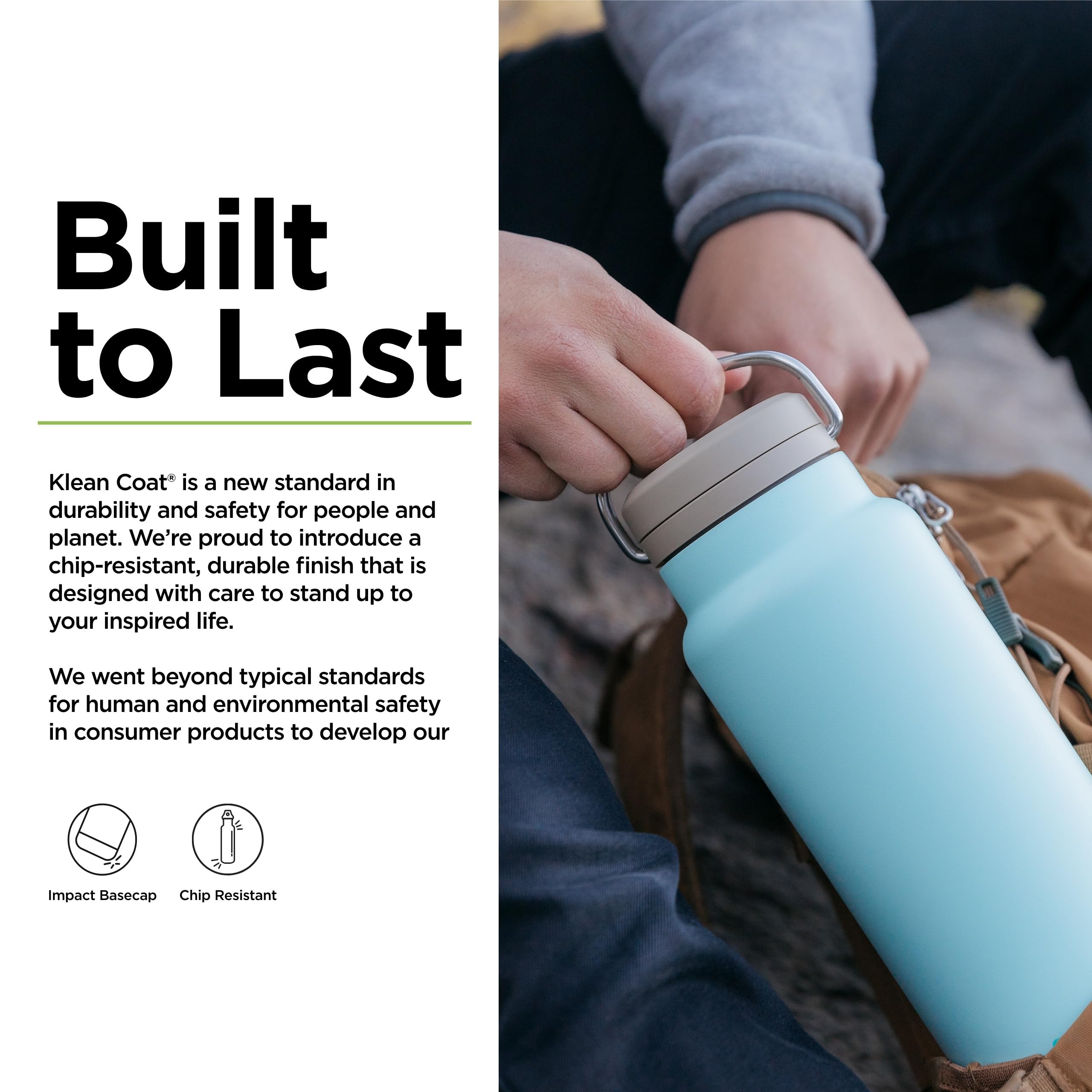 Foto 4 pulgar | Botella De Agua Klean Kanteen Tkwide Con Aislamiento, 950 Ml, Color Azul - Venta Internacional.