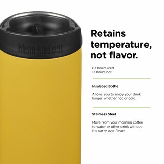 Foto 4 | Vaso De Café Klean Kanteen Tkwide 590 Ml Con Tapa De Café, Color Caléndula - Venta Internacional.