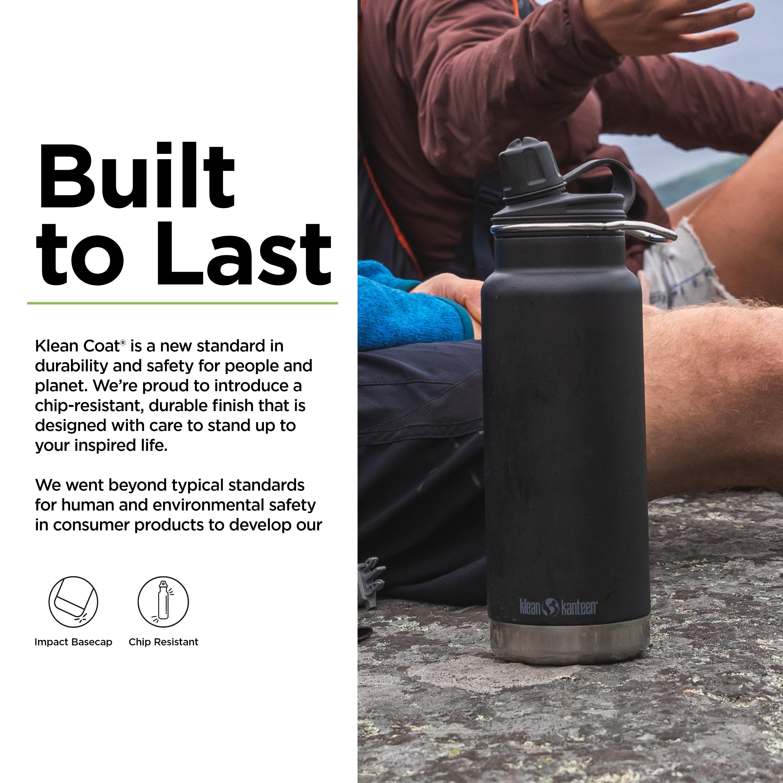 Foto 4 pulgar | Botella De Agua Klean Kanteen Tkwide Con Aislamiento 946 Ml, Color Negro - Venta Internacional.
