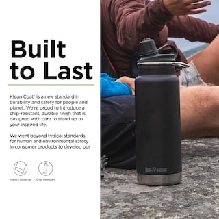 Foto 3 | Botella De Agua Klean Kanteen Tkwide Con Aislamiento 946 Ml, Color Negro - Venta Internacional.