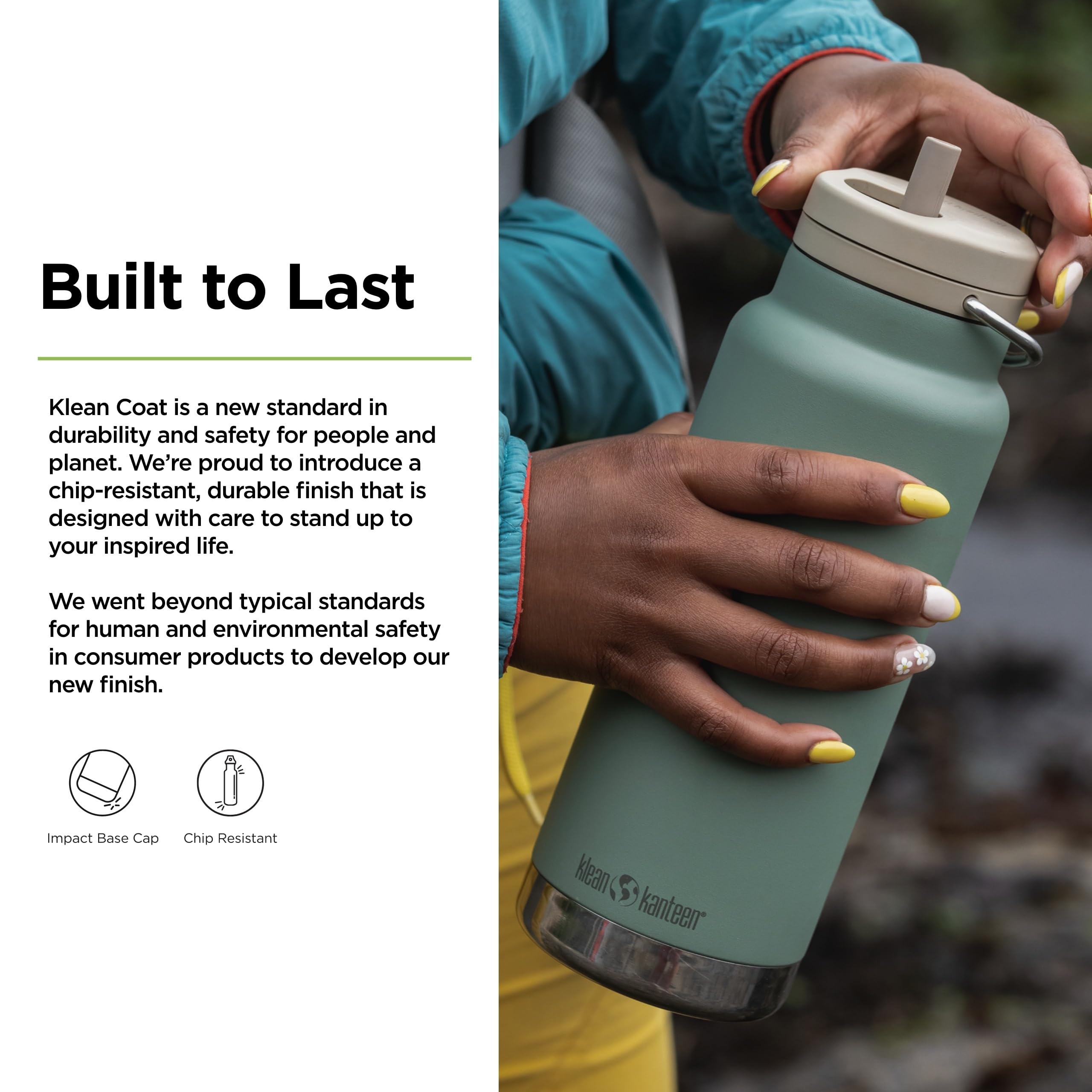 Foto 4 pulgar | Botella De Agua Klean Kanteen Tkwide Con Aislamiento Marino De 950 Ml - Venta Internacional.