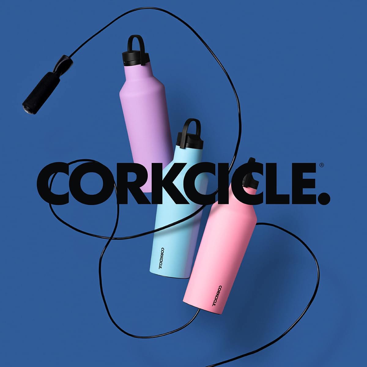 Foto 8 pulgar | Botella De Agua Corkcicle Sport Canteen Con Aislamiento, 590 Ml, Santorini - Venta Internacional.