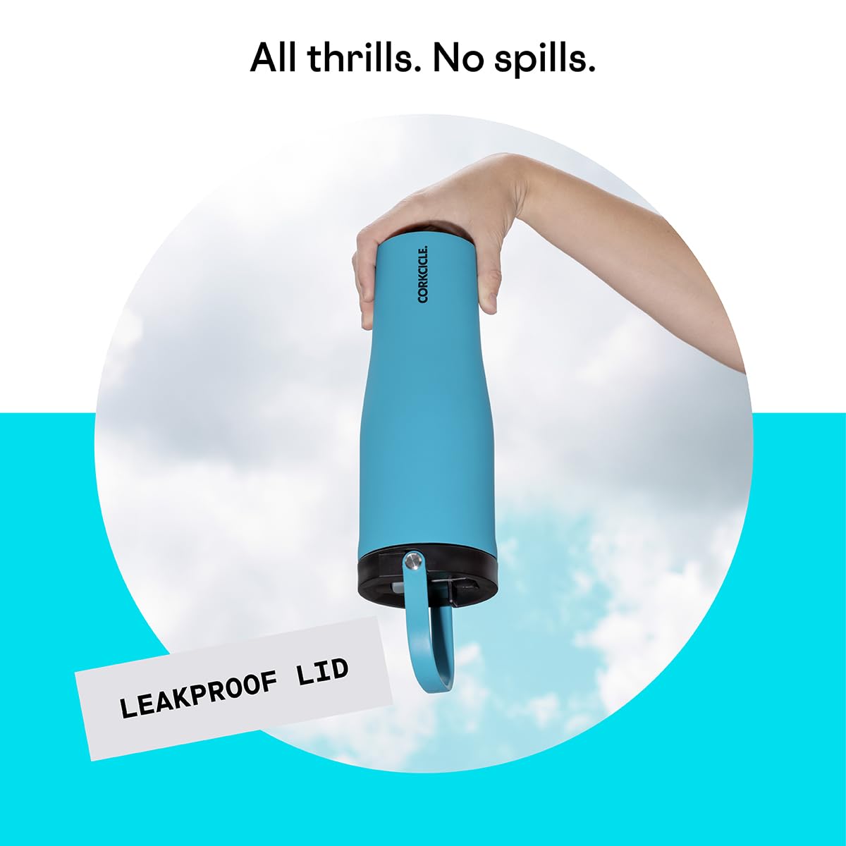 Foto 4 pulgar | Vaso Aislante Corkcicle Go Cup Xl, 900 Ml, Color Azul Capri - Venta Internacional.
