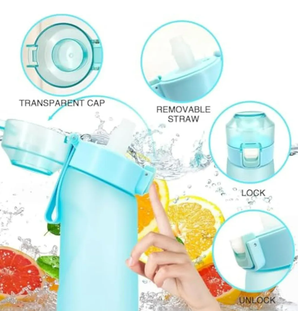 Foto 5 pulgar | Botella Xtellar De Agua Con Sabor A Fruta Con 7 Tipos De Cápsulas