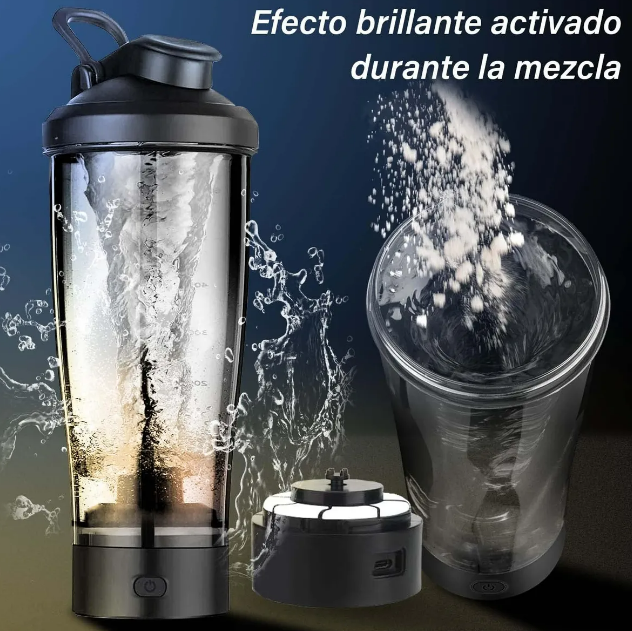 Foto 4 pulgar | Botella Xtellar Para Proteina Gym Con Mezclador, Recargable Por Usb