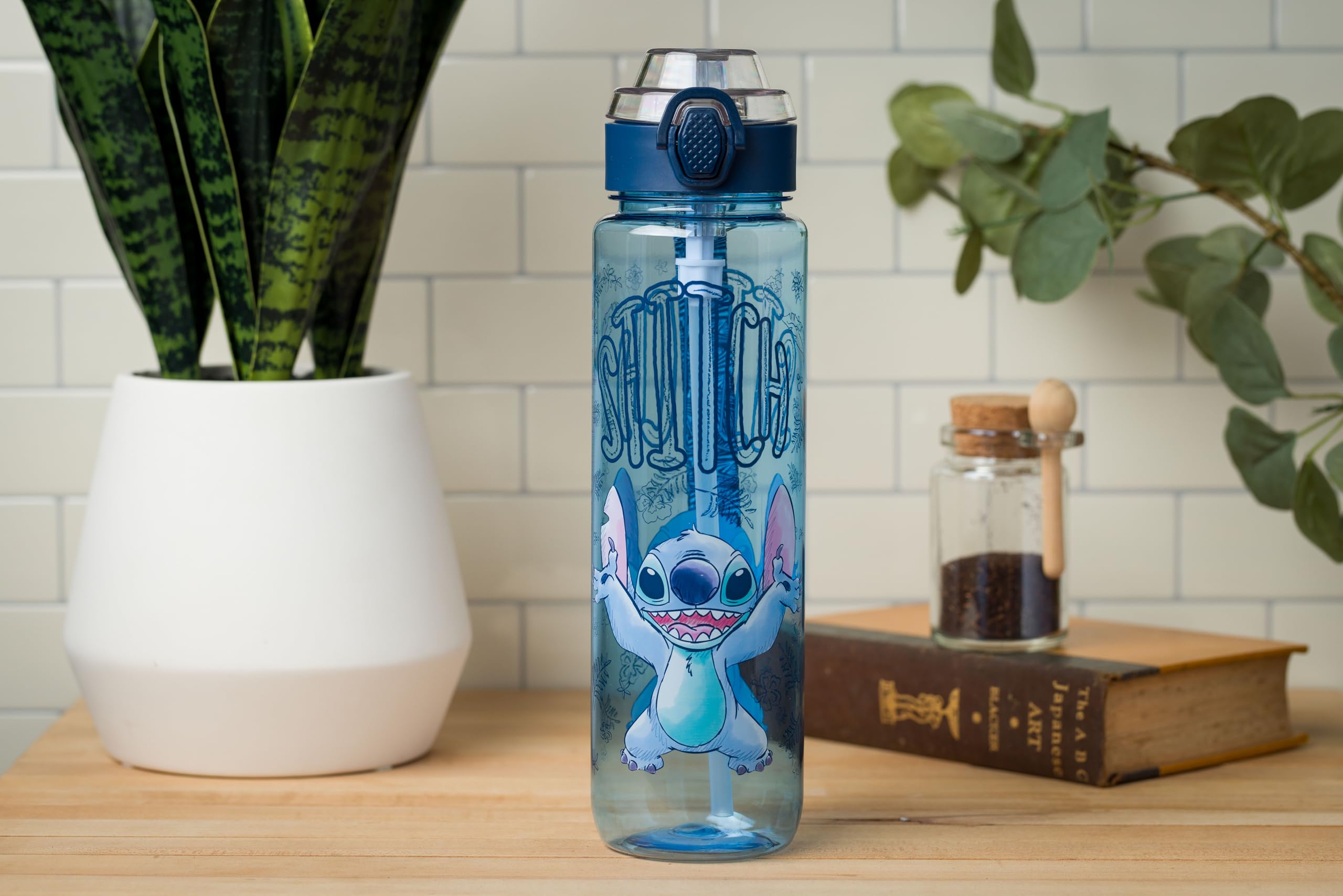 Foto 6 pulgar | Botella De Agua Silver Buffalo Disney Lilo And Stitch 1l - Venta Internacional.