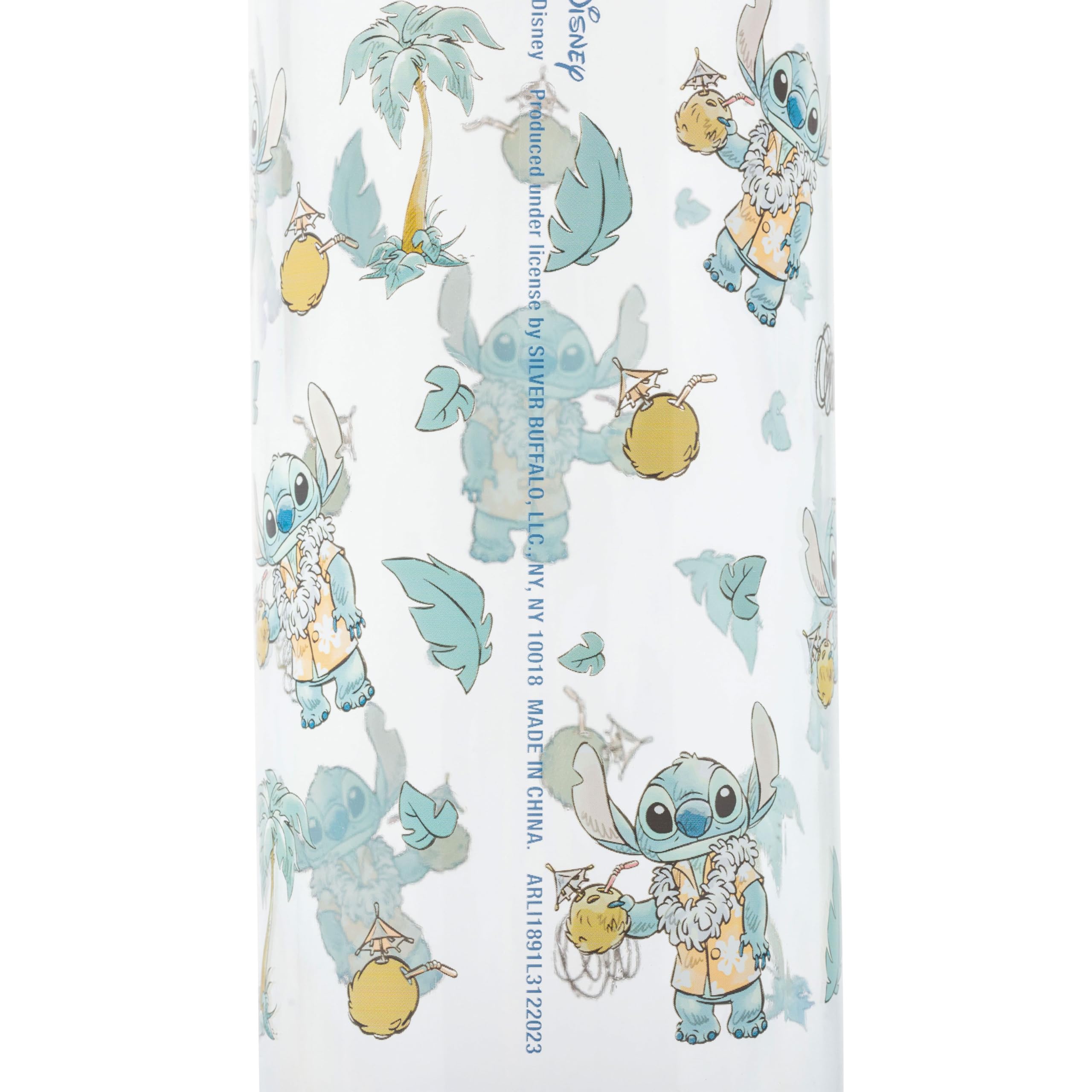 Foto 5 pulgar | Botella De Agua Silver Buffalo Disney Lilo And Stitch 800 Ml - Venta Internacional.