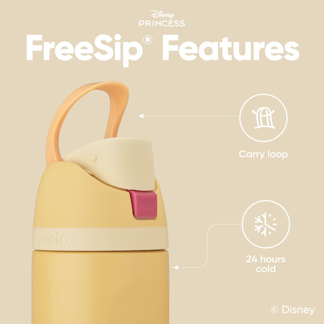 Foto 3 | Botella De Agua Owala Disney Princess Freesip 700 Ml De Acero Inoxidable - Venta Internacional.