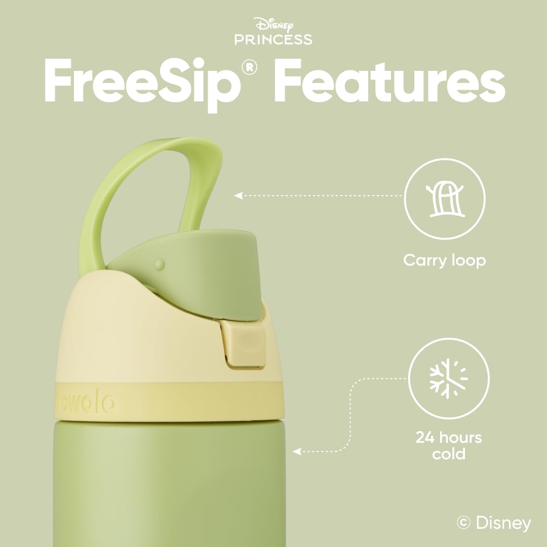 Foto 4 pulgar | Botella De Agua Owala Disney Princess Freesip 700 Ml De Acero Inoxidable - Venta Internacional.