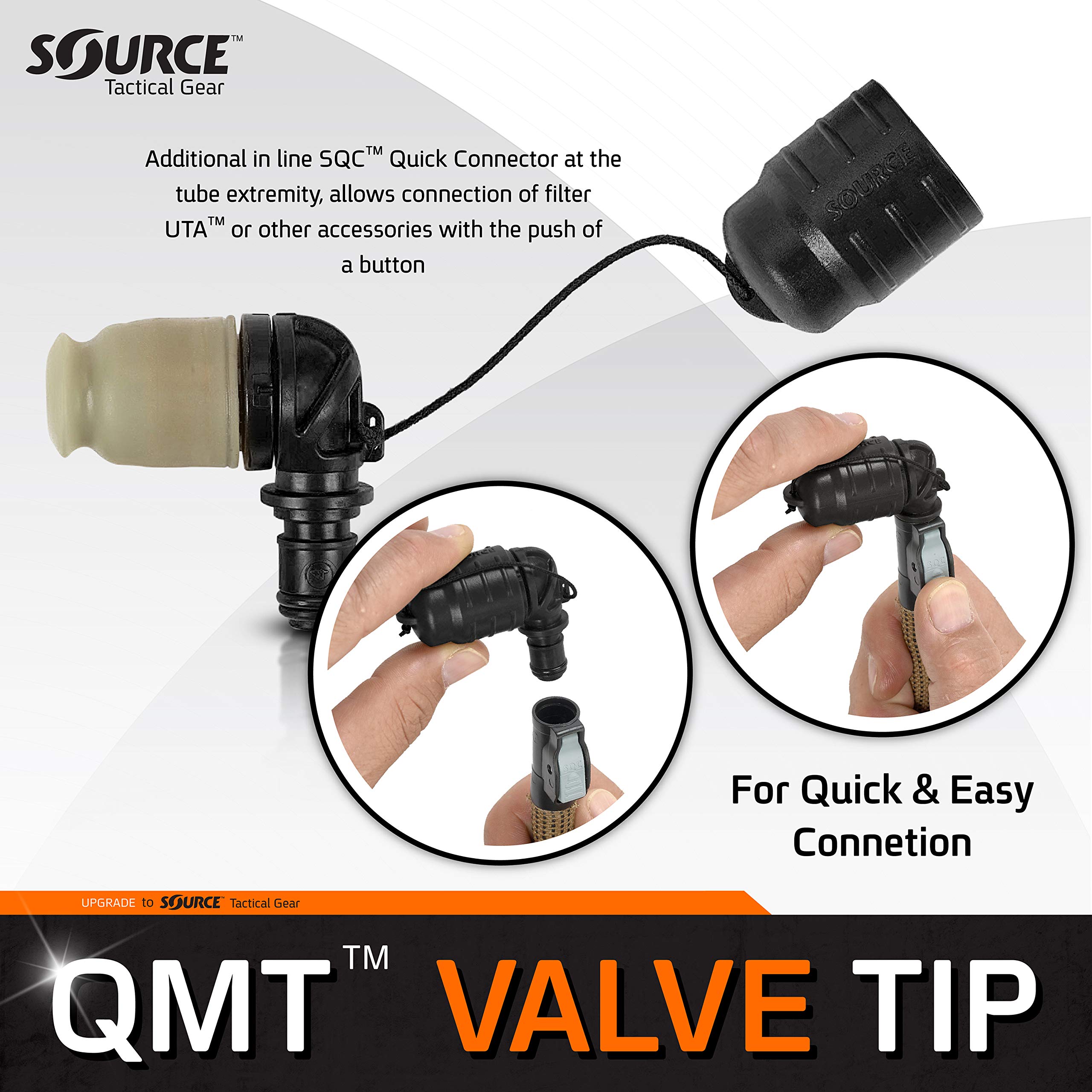 Foto 5 | Bite Valve Source Tactical Exclusive Helix High-flow Black - Venta Internacional.